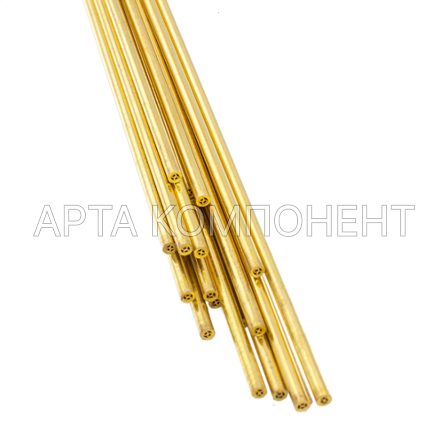 Электрод латунный трубчатый многоканальный 0.95х400